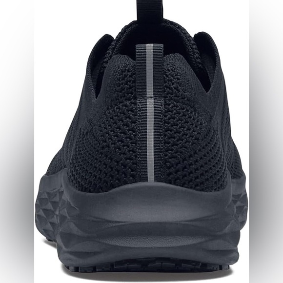 ❤️Shoes ForCrews EverlightWomen's Slip Resistant Work Shoes, Black Knit Sneakers - Picture 12 of 16